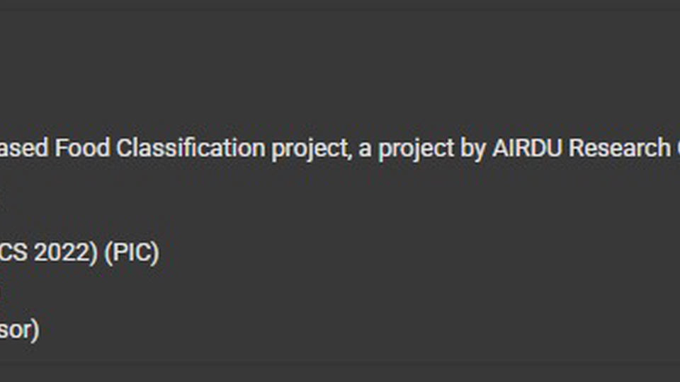 Research Assistant on Machine Learning Laboratory